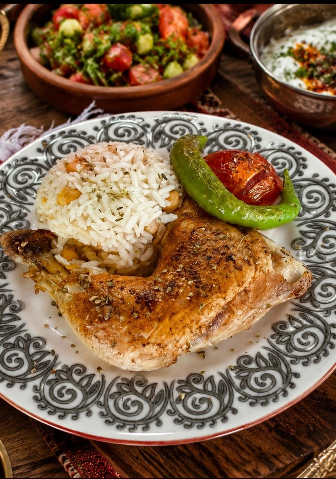 TAVUK PİLAV ( 1350 cal. )